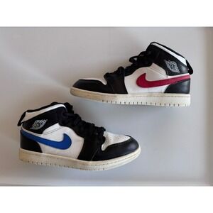 AIR JORDAN RETRO 1 MID CRAYON PACK MULTI COLOR SHOES 640734-052 Size 3y EUC